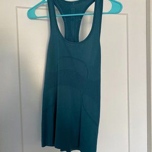 Lululemon Swiftly Teal tank  - size 6